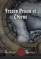 Frozen Prison of Thorns Multi-Level 40x30 D&D Battlemap with Adventure