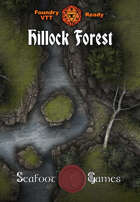 Hillock Forest 40x30 D&D Battlemap with Adventure
