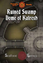 Ruined Swamp Dome of Kalresh 40x30 Battlemap with Adventure (FoundryVTT-Ready!)