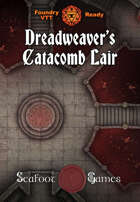 Dreadweaver’s Catacomb Lair 40x30 Battlemap with Adventure (FoundryVTT-Ready!)
