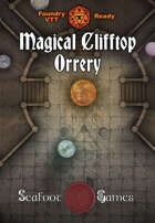 Magical Clifftop Orrery 40x30 Battlemap with Adventure (FoundryVTT-Ready!)