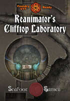 Reanimator’s Clifftop Laboratory 40x30 Battlemap with Adventure (FoundryVTT Ready!)