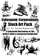 Cyberpunk: Corporanauts Stock Art Pack