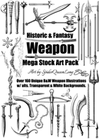 Historic & Fantasy Weapon Mega Stock Art Pack