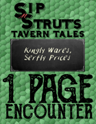 Kingly Wares, Serfly Prices: A 1-Page Encounter