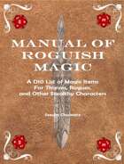 Manual of Roguish Magic: A Free D10 Magic Item List for Thieves & Rogues