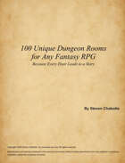 100 Unique Dungeon Rooms for Any Fantasy RPG - Because Every Door Leads to a Story
