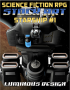 Sci-fi Stock Art Starship #1