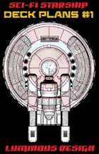 Sci-fi Starship Deck Plans #1