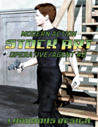 Modern Action Stock Art: Operative / Agent #2