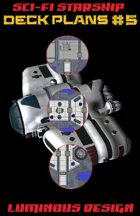 (GM Tools) Sci-fi Starship Deck Plans #5