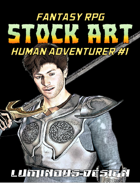 Fantasy Stock Art #1: Human Adventurer