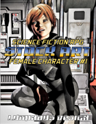 Sci-Fi Stock Art Female Character #1