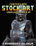 Fantasy Stock Art #2: UNDEAD SOLDIER #1
