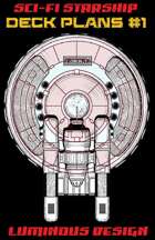 (DIY: GM Tools) Sci-fi Starship Deck Plans #1