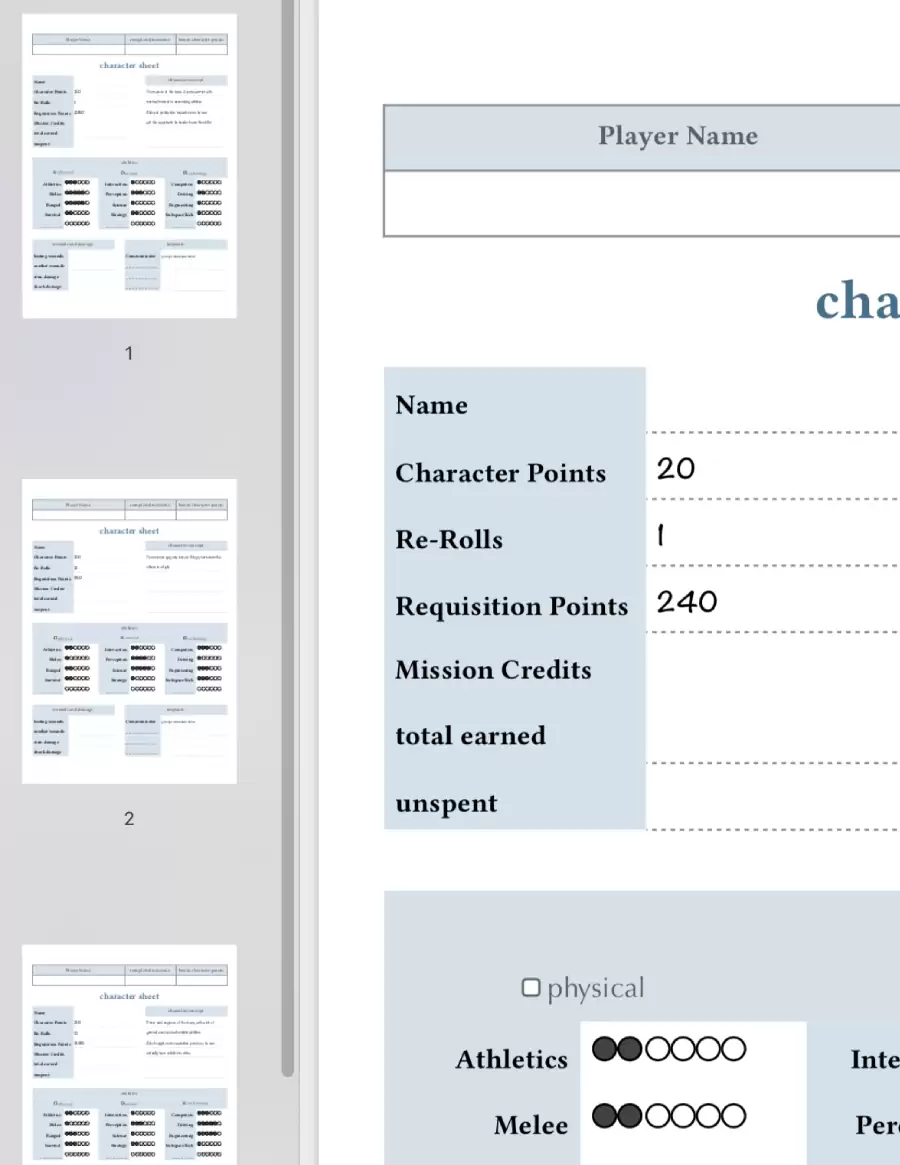 [explorers] ready-to-play characters - notveryprofessional | [explorers ...