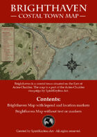 Brighthaven Coastal Town Map
