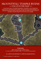 Mountfell Temple Ruins - Encounter Map