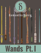 Filler Spot Art - Wands Pt 1 - by Samantha Darcy