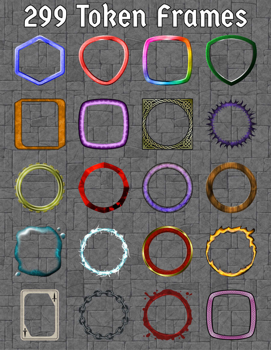 Token maker. Token frame. Frame token Teleport.