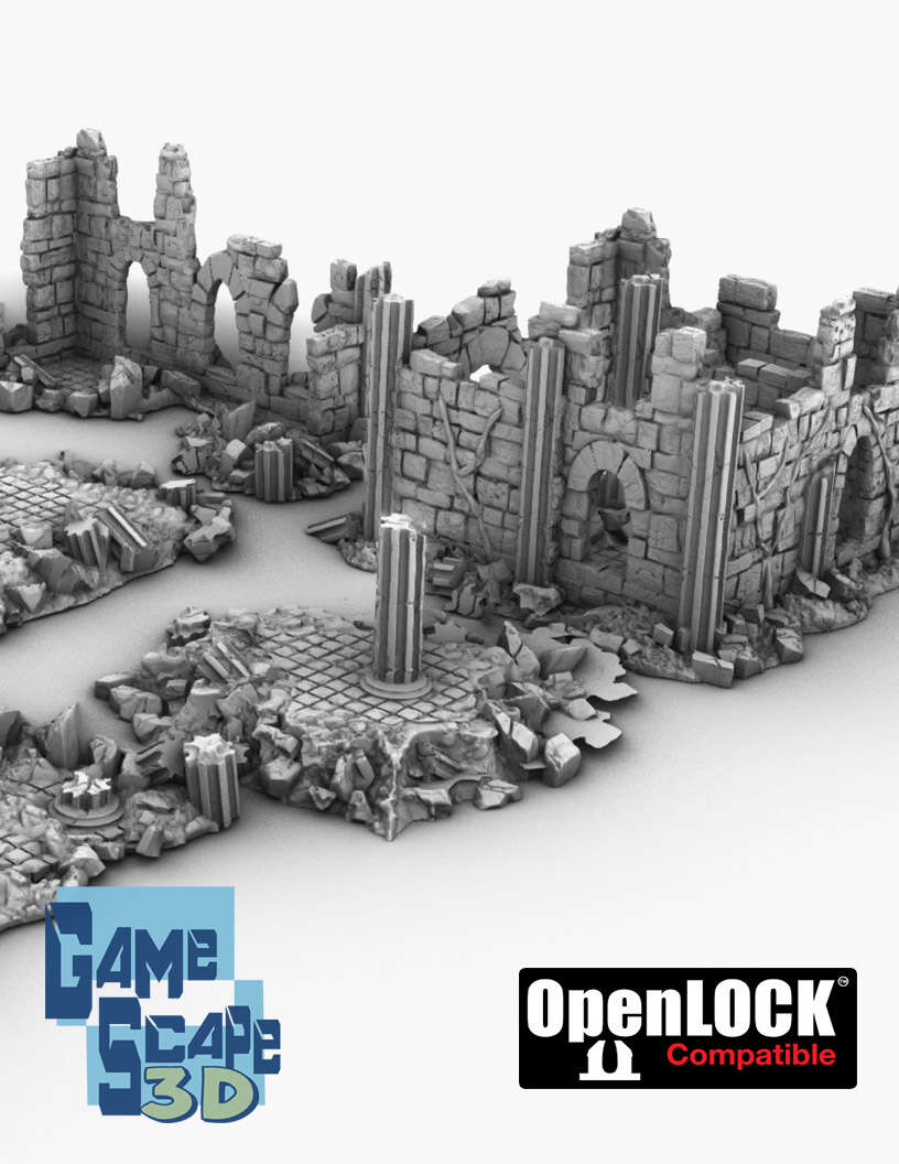 Ruins Pack II - GameScape3D | DriveThruRPG