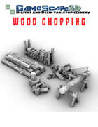 Wood Chopping Work Site