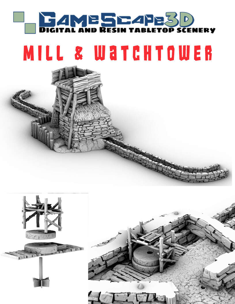 primitive-mill-and-watchtower-gamescape3d-drivethrurpg