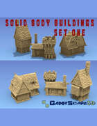 3 Solid Houses for scaling
