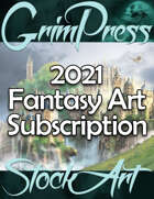 Commercial Fantasy Art Subscription 2021