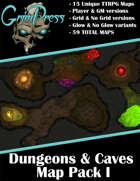 Grim Press Dungeons & Caves Map Pack 1