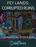 {Commercial} Stock Map: Fey Lands - Corrupted Ruins