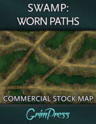 {Commercial} Stock Map: Swamp - Worn Paths