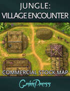 {Commercial} Stock Map: Jungle - Village Encounter