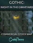 Stock Map: Gothic - Night in the Graveyard