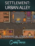 Stock Map: Settlement - Urban Alley