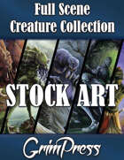 Grim Press Stock Art - Full Scene Creature Collection [BUNDLE]