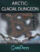 Stock Map: Arctic - Glacial Dungeon