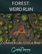 {Commercial} Stock Map: Forest - Weird Ruin
