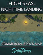 {Commercial} Stock Map: High Seas - Nighttime Landing