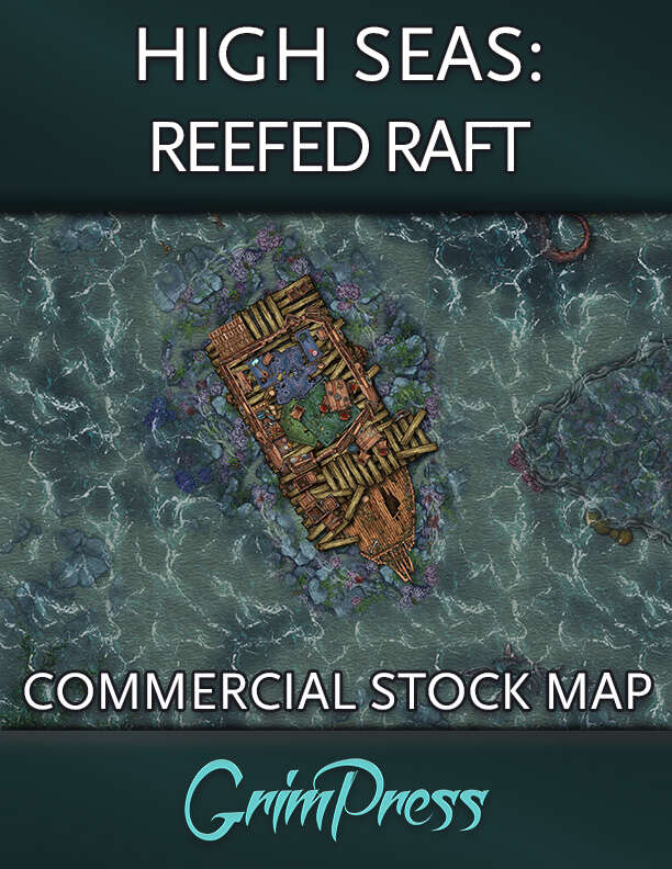{Commercial} Stock Map: High Seas - Reefed Raft - Grim Press ...