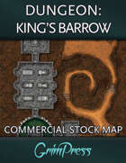 {Commercial} Stock Map: Dungeon - King's Barrow