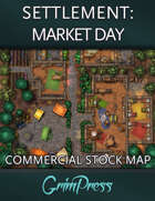 {Commercial} Stock Map: Settlement - Market Day