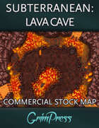 {Commercial} Stock Map: Subterranean - Lava Cave