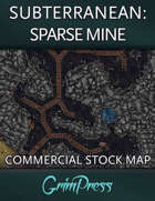 {Commercial} Stock Map: Subterranean - Sparse Mine