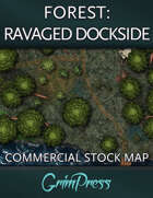 {Commercial} Stock Map: Forest - Ravaged Dockside