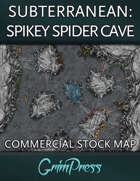 {Commercial} Stock Map: Subterranean - Spikey Spider Cave