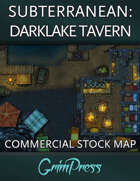 {Commercial} Stock Map: Subterranean - Darklake Tavern