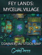 {Commercial} Stock Map: Fey Lands - Mycelial Village