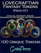 Fantasy Token Pack - Lovecraftian #01