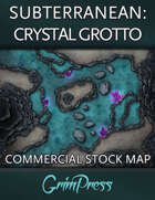 {Commercial} Stock Map: Subterranean - Crystal Grotto
